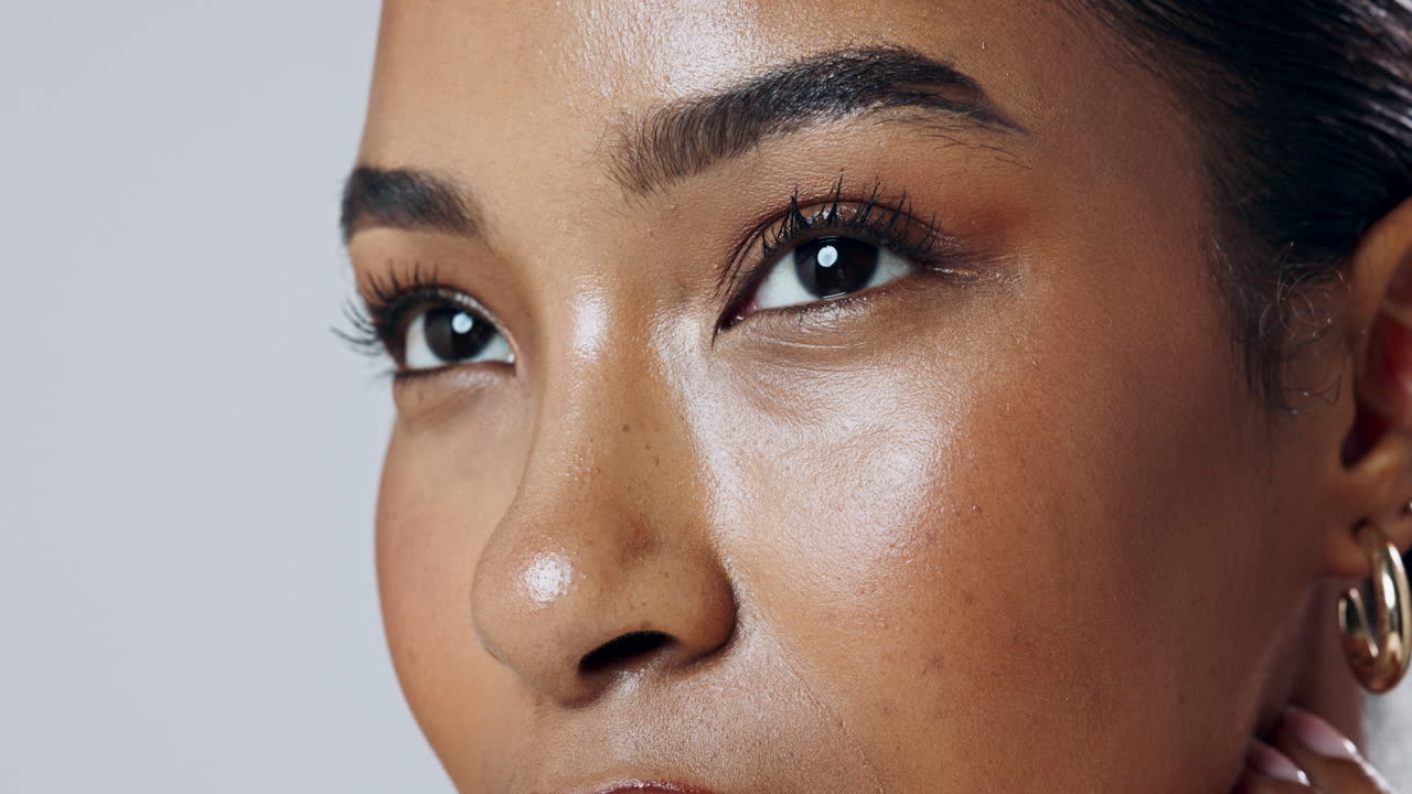 primer plano de la cara de una mujer