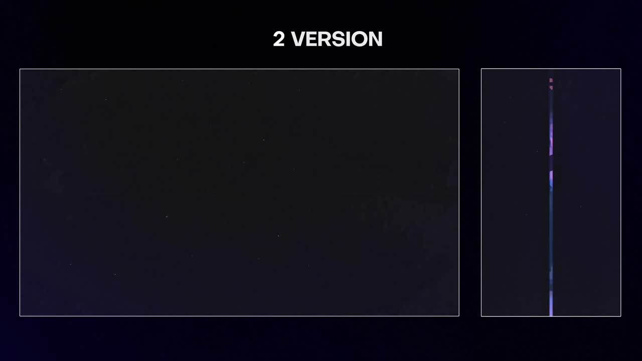 A modern motion graphics template designed for creative slide intro video content