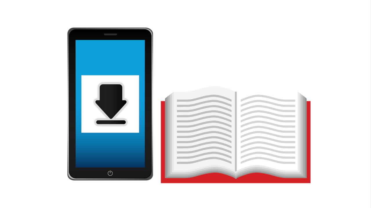 descargar diseño de libros electrónicos, animación de video