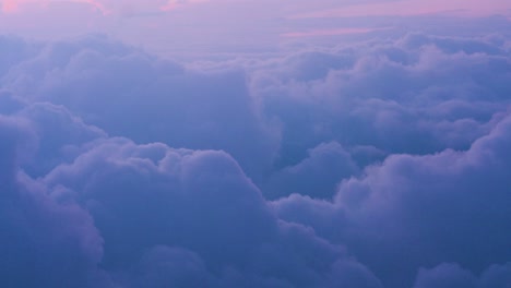 dreamy cloudscape with purple and pink hues