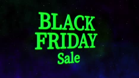 black friday event text animation motion graphics