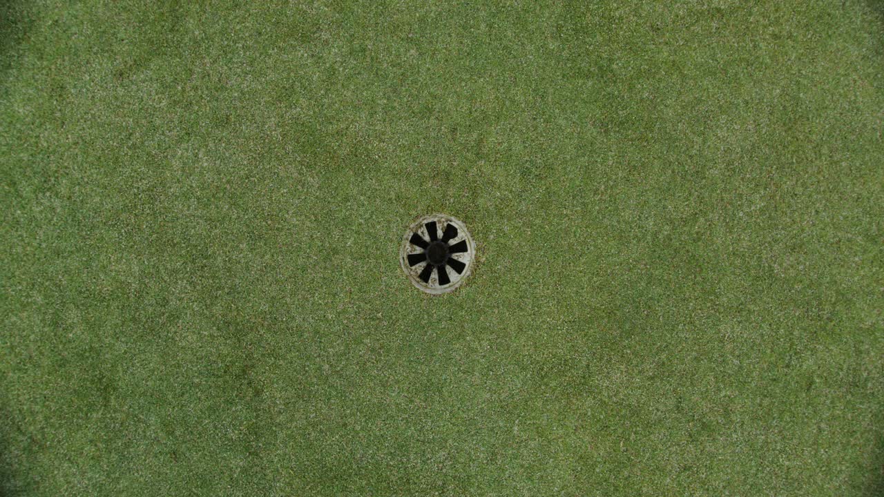 그린 에 있는 골프 구