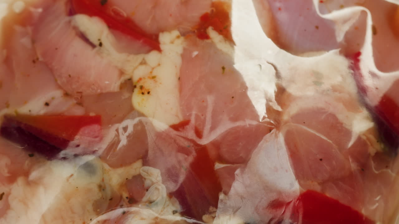 Marinated Chicken Pieces in Vacuum Sealed Bag