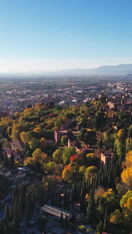 aerial of the andalusia spain granada sierra nevada. loja district