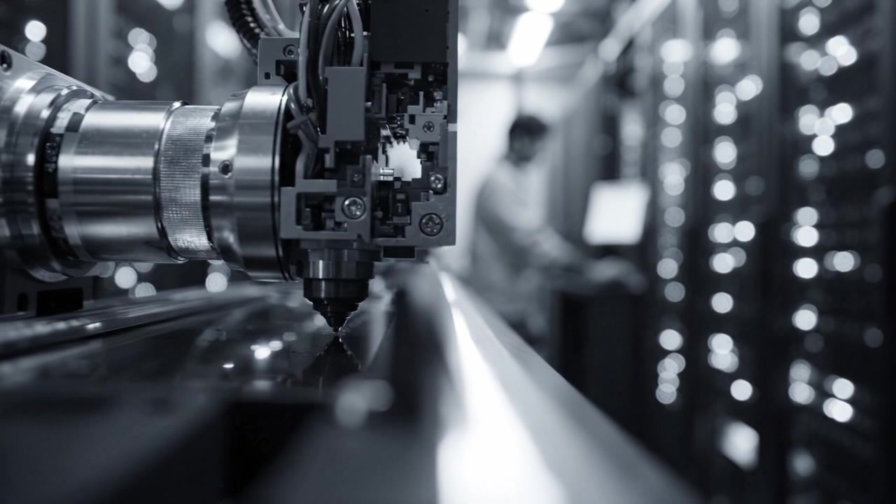 Advanced Robotics in a Modern Data Center: Automated Machinery Enhancing Efficiency and Precision in High-Tech Computing Environments with a Focus on Machine Learning