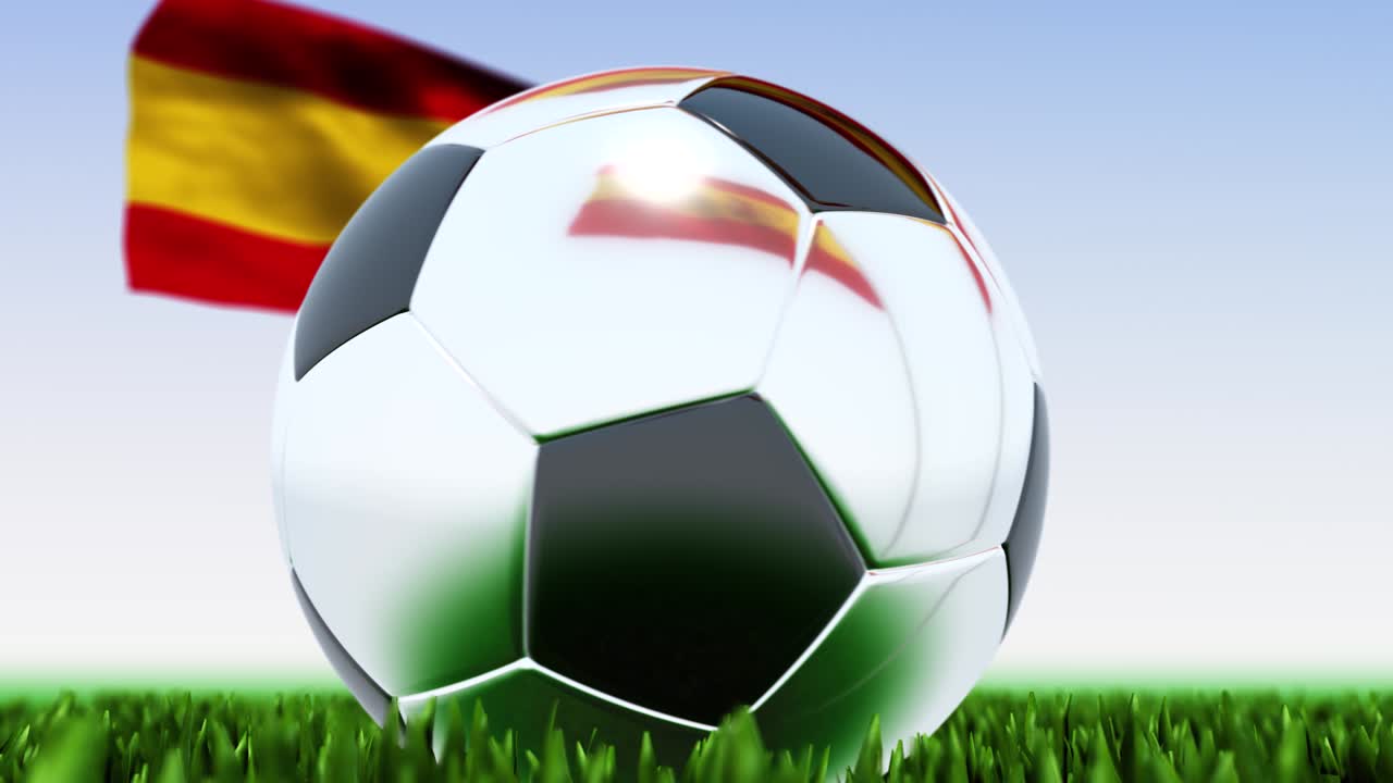bola de fútbol en bucle en españa