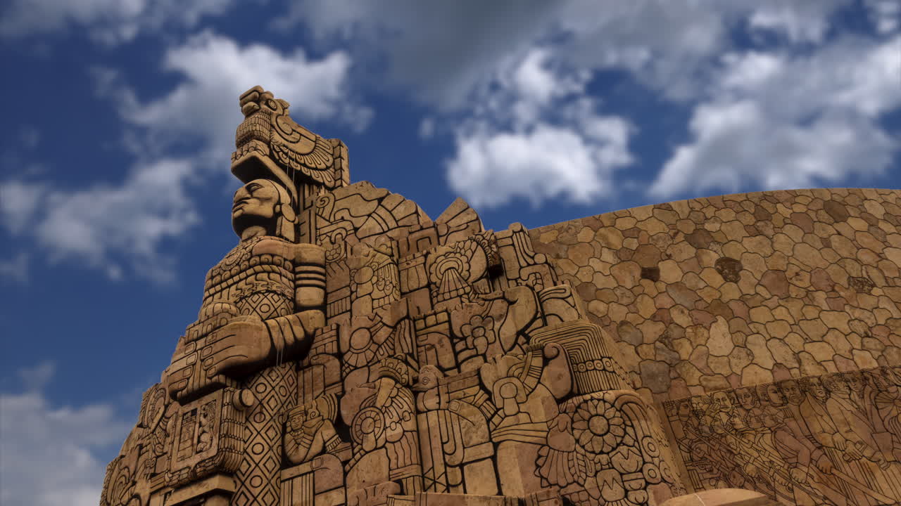 Mayan Sculpture Monument