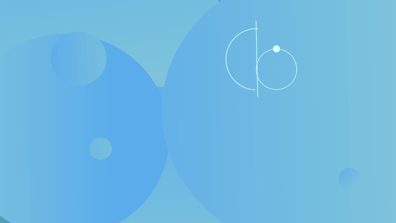 현대적인 평평한 모션 모양의 배경 애니메이션, 원활한 루프