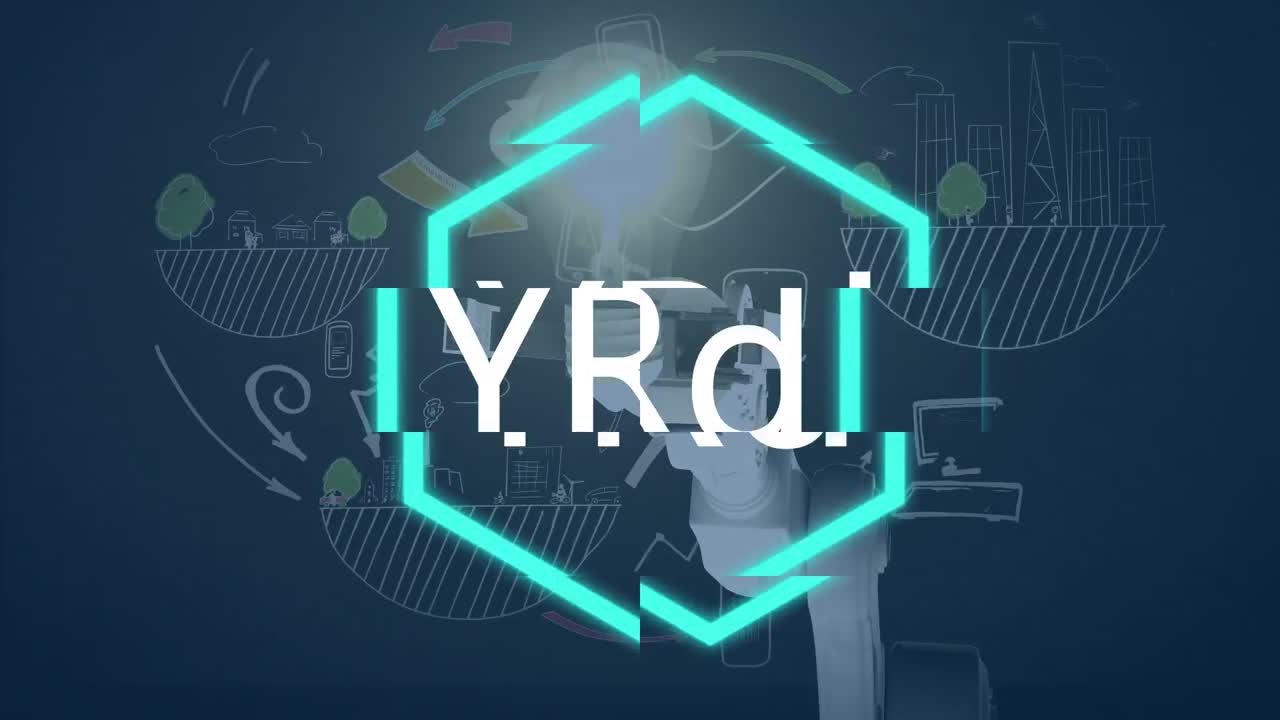 animazione di nft e robot con lampadina sullo sfondo marino