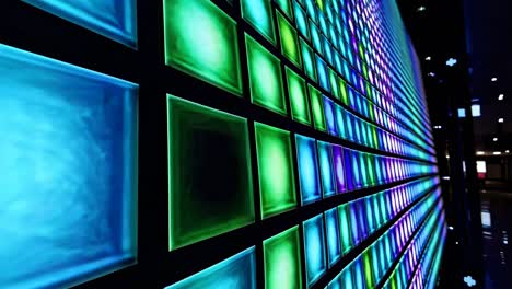 colorful led wall display