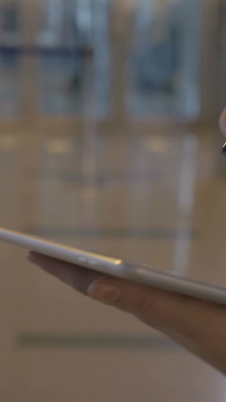 Utilizzo di un tablet con stilo