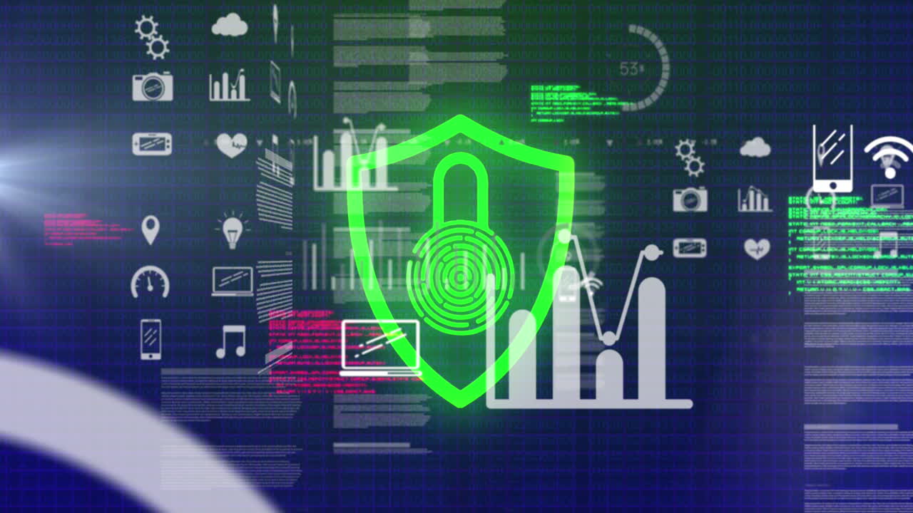 animación del candado digital y procesamiento de datos