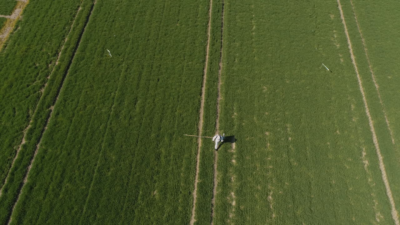제초제 또는 살충제를 살포하는 농업 연구원 7