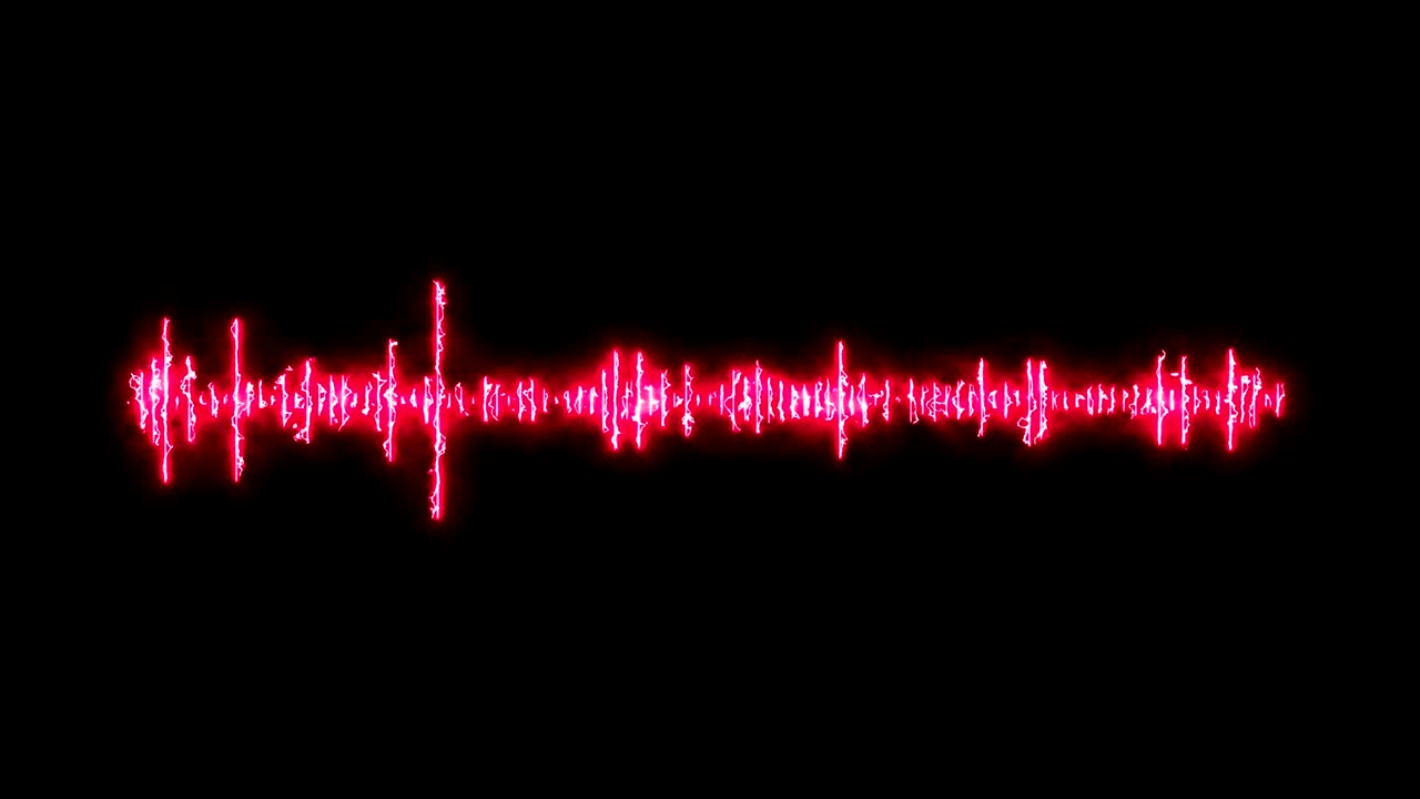 la forma de onda abstracta.