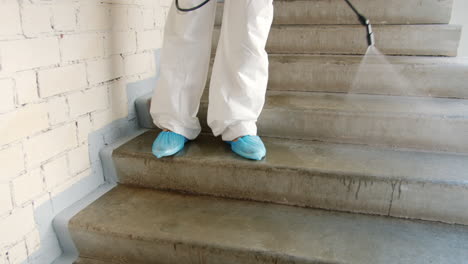 disinfection of public building