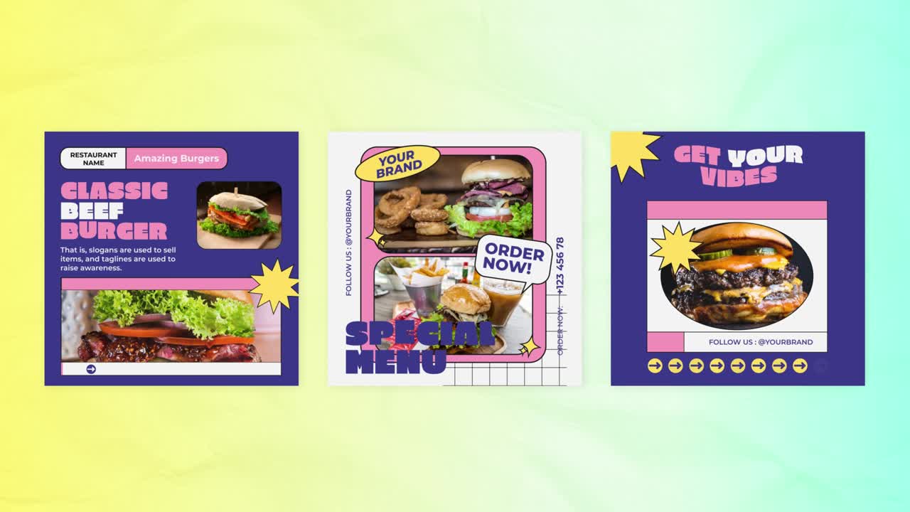 Burger Menu Compilation
