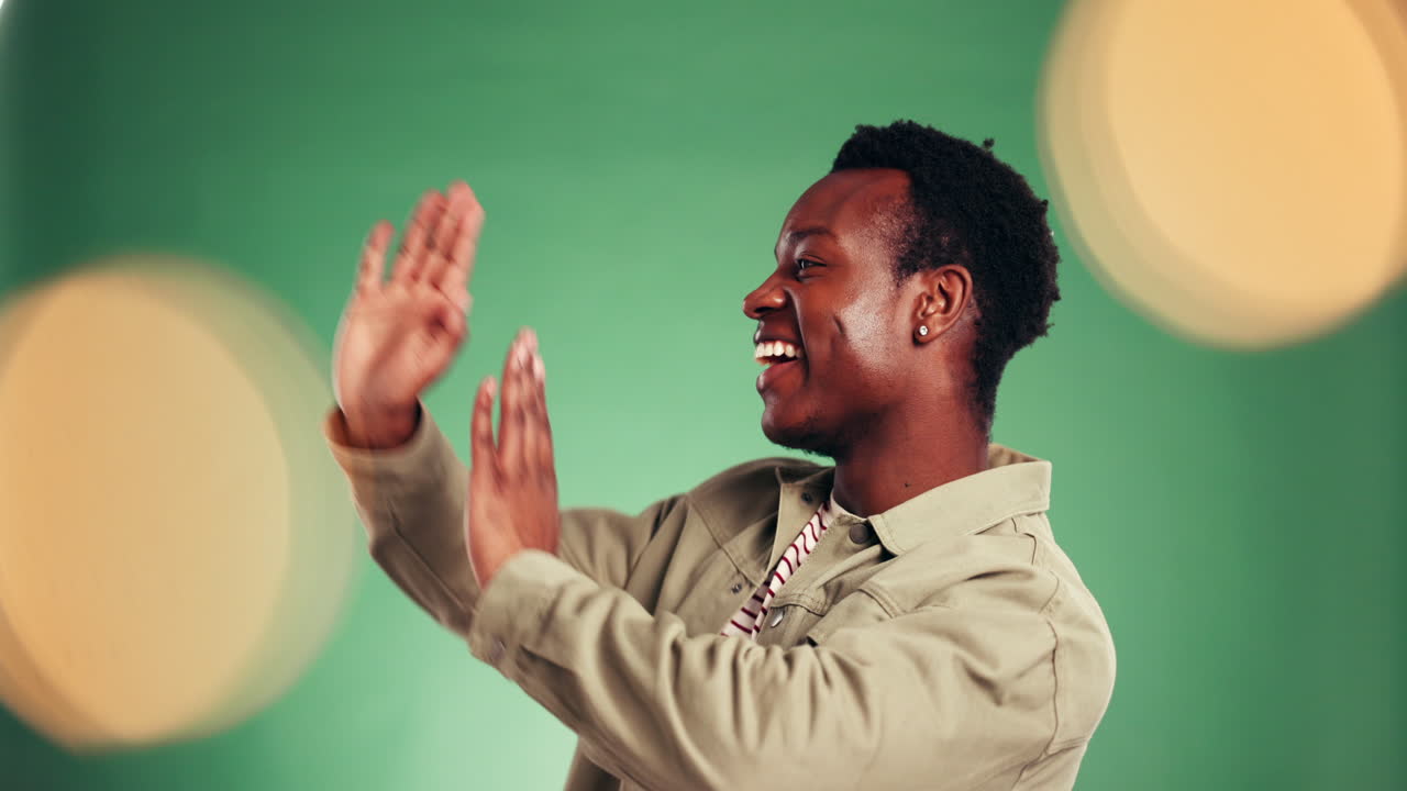 Happy African American Man Portrait