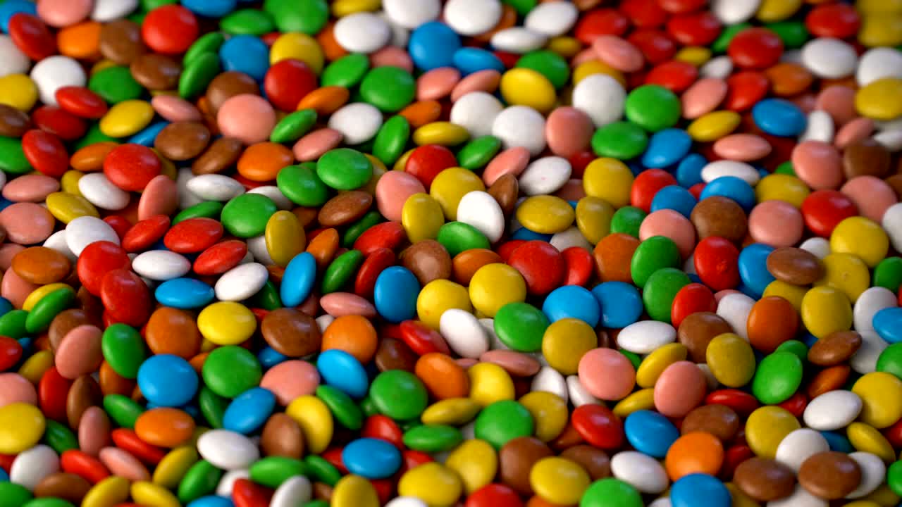 colorido caramelo de chocolate girar el fondo