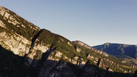 mountain scenery aerial view