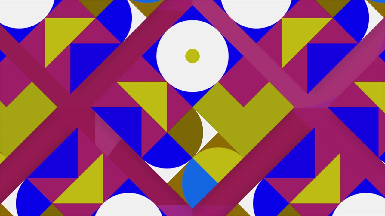 Patrón geométrico abstracto y colorido