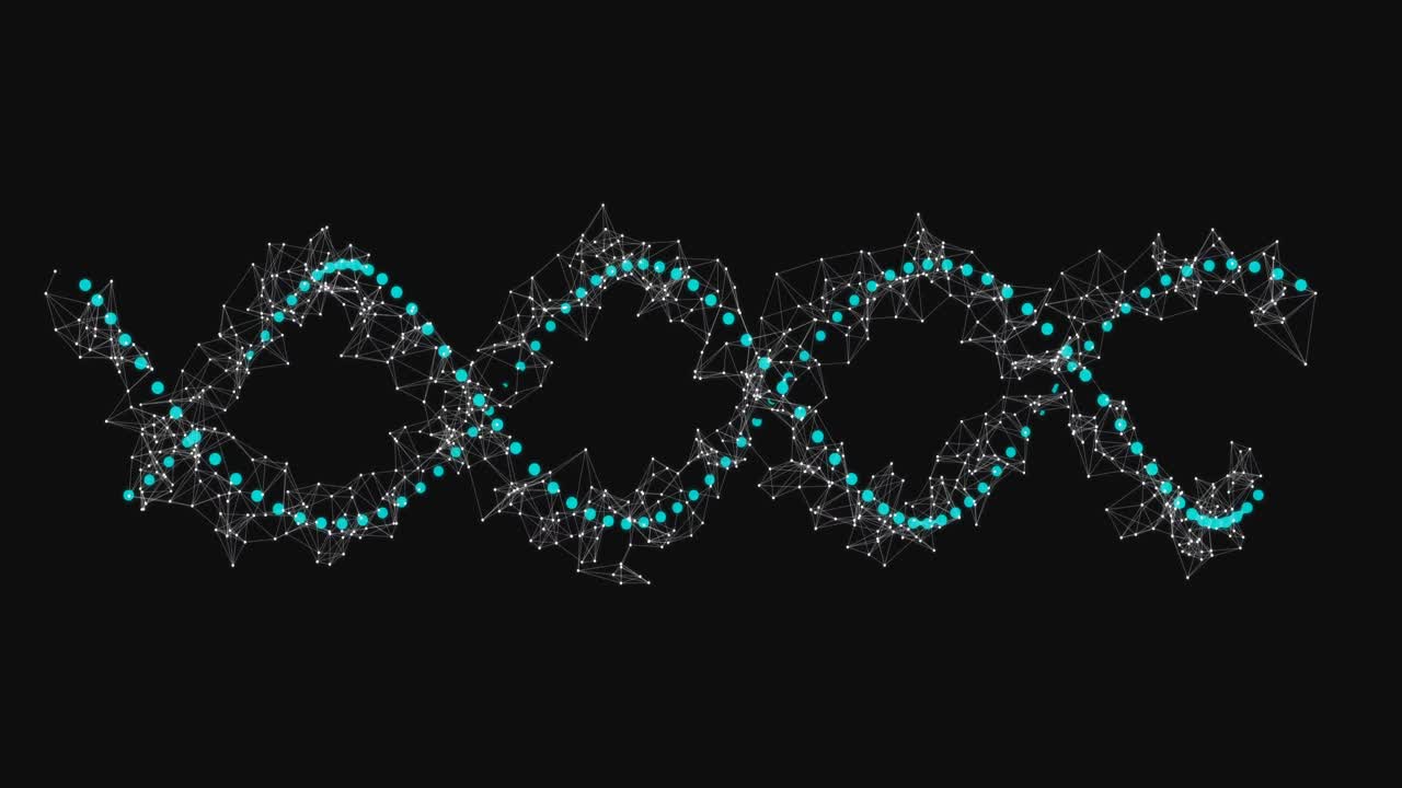 estructura de adn generada digitalmente