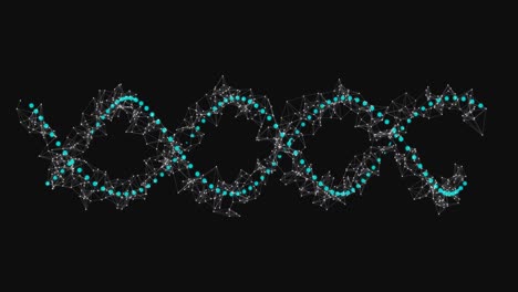 estructura de adn generada digitalmente