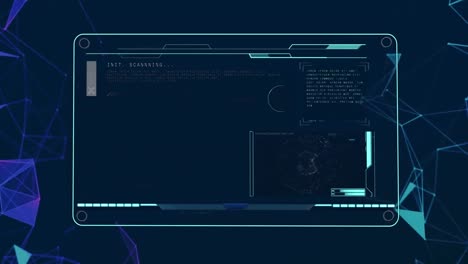 Animation-of-network-of-connections-over-data-processing