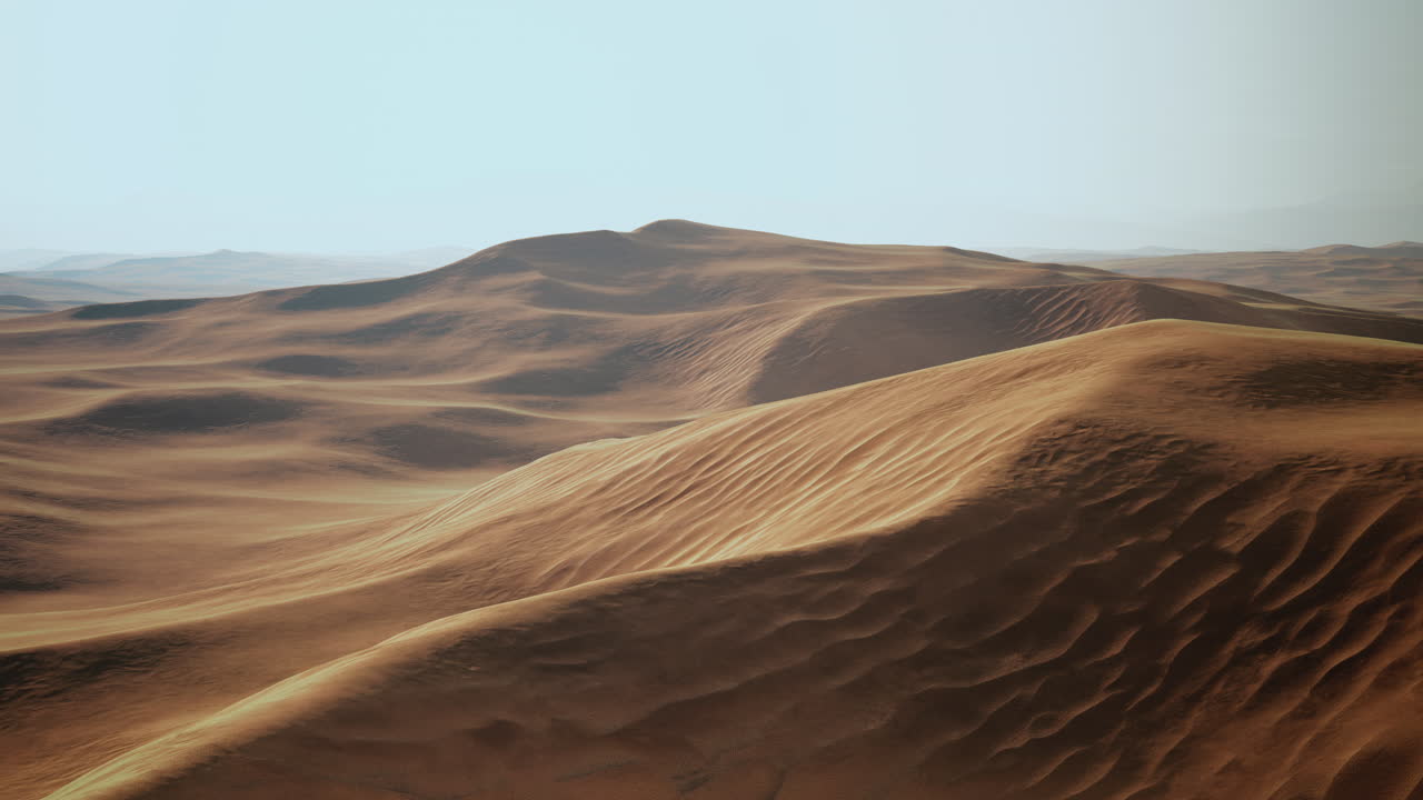 puesta de sol sobre las dunas de arena en el desierto. valle de la muerte, ee.uu.