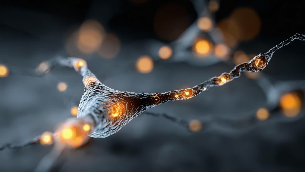 Captivating Glimpse of Neurons with Pulsating Energy: The Dynamic Connection of Neural Pathways Illuminated in Stunning Digital Artistry