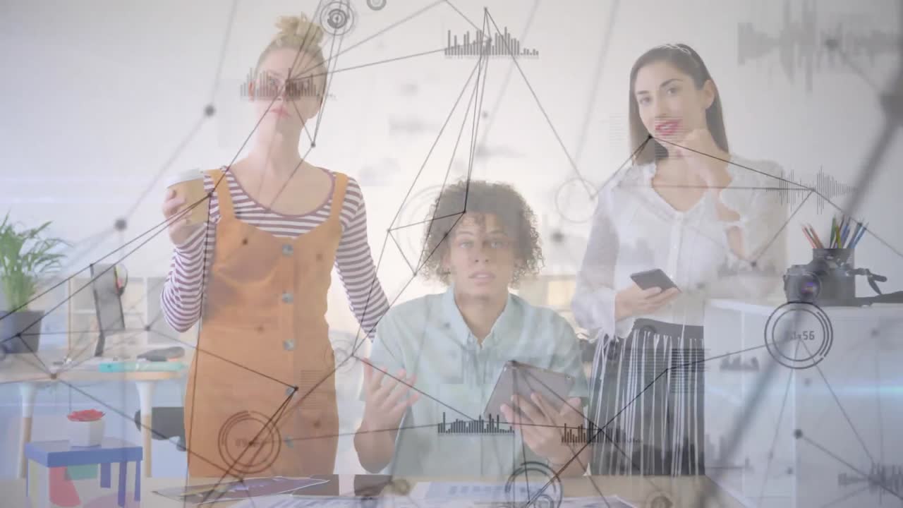 сеть связей против людей, работающих в офисе