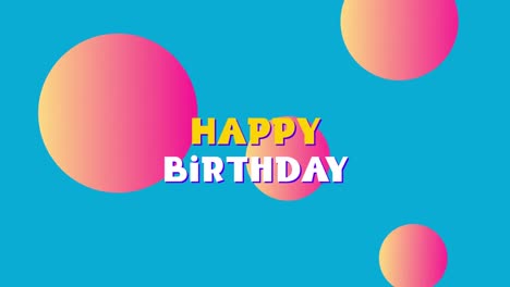 Happy-Birthday-written-on-blue-background-with-orange-spheres