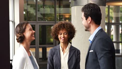 businesspeople shaking hands