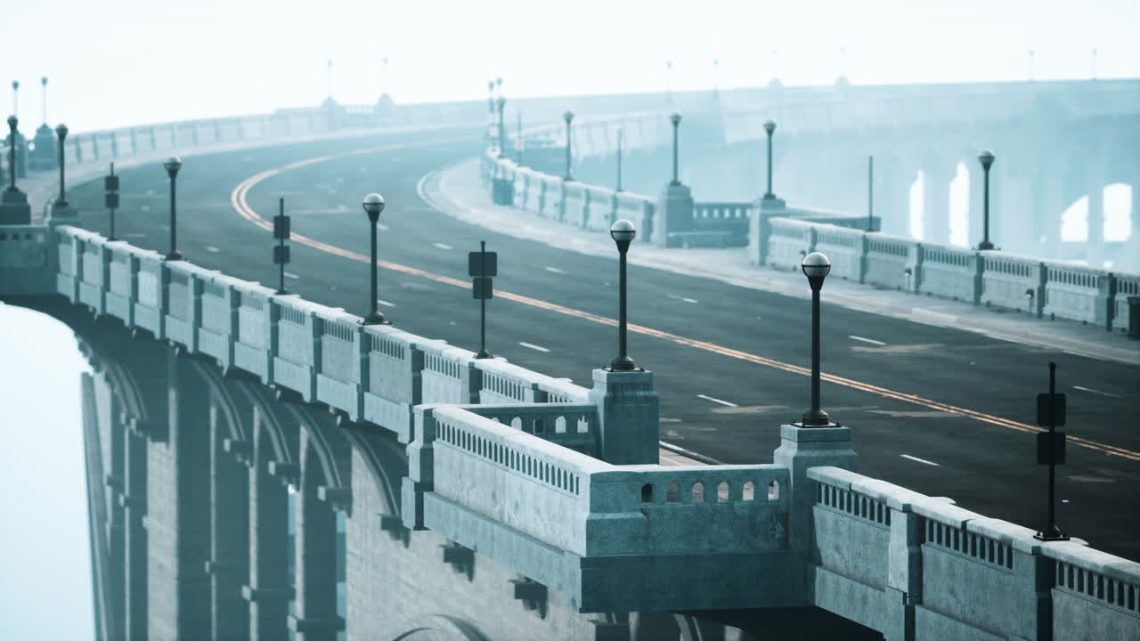 안개 도시 다리