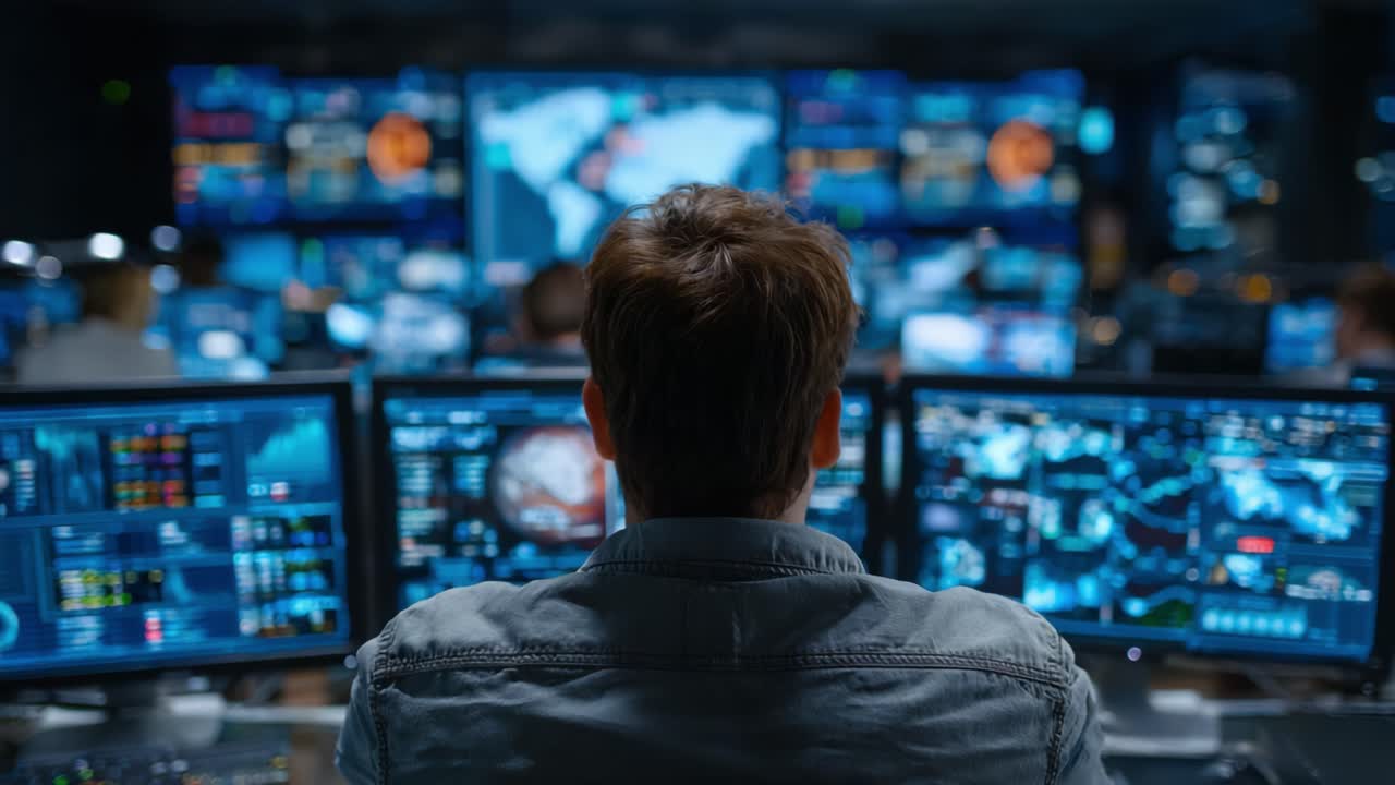 Observing Cyber Operations: An Analyst's Perspective in a High-Tech Monitoring Room Surrounded by Multiple Screens and Data Displays