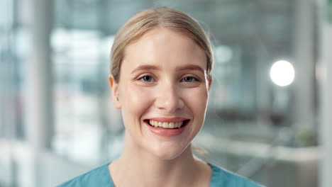 portrait of a smiling nurse