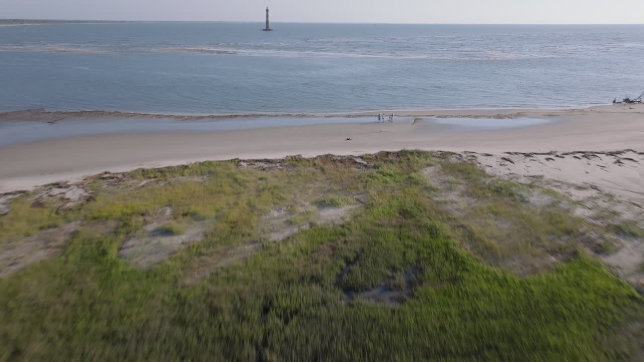 Coastal Landscape with Beach and Marsh
