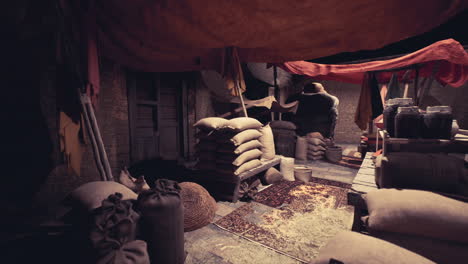 exploring the vibrant old national african bazaar filled with merchant goods