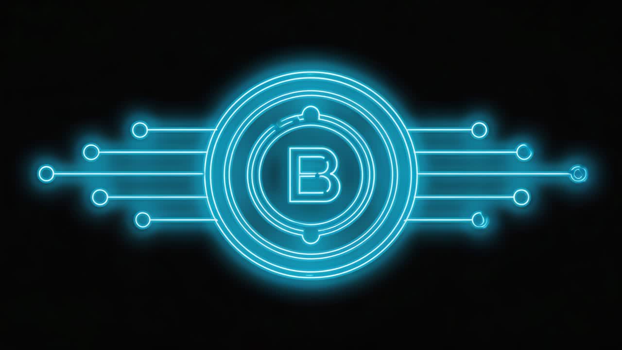 Neon Cryptocurrency Logo