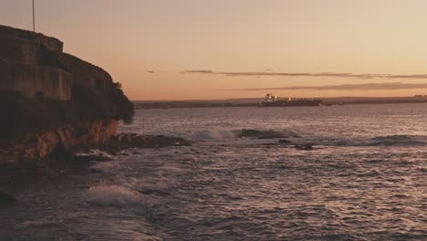 Sunset-on-wharf-at-La-Parouse-Beach