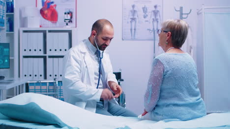 elderly woman doctor appointment