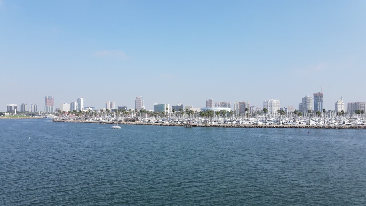 다운타운 롱비치 캘리포니아 워터프론트