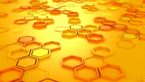 el fondo de los hexágonos
