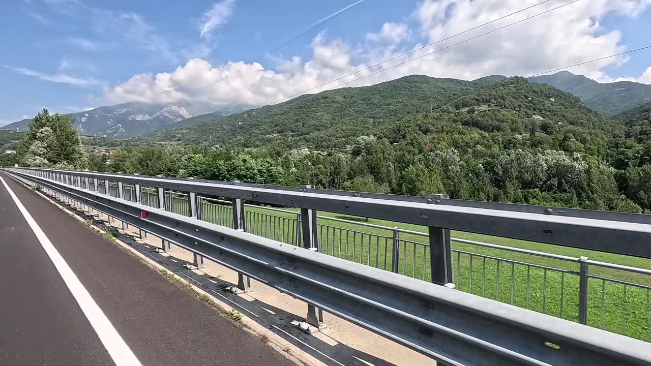 A drive showcasing Piedmont's lush green landscapes