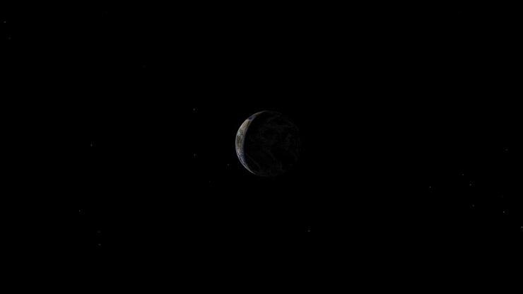 Um movimento lento sobre a Terra.