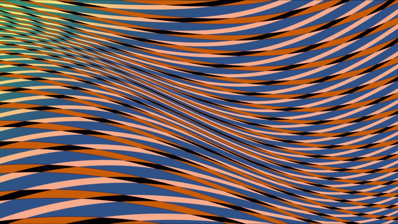 Digital abstract flowing waves seamless loop.