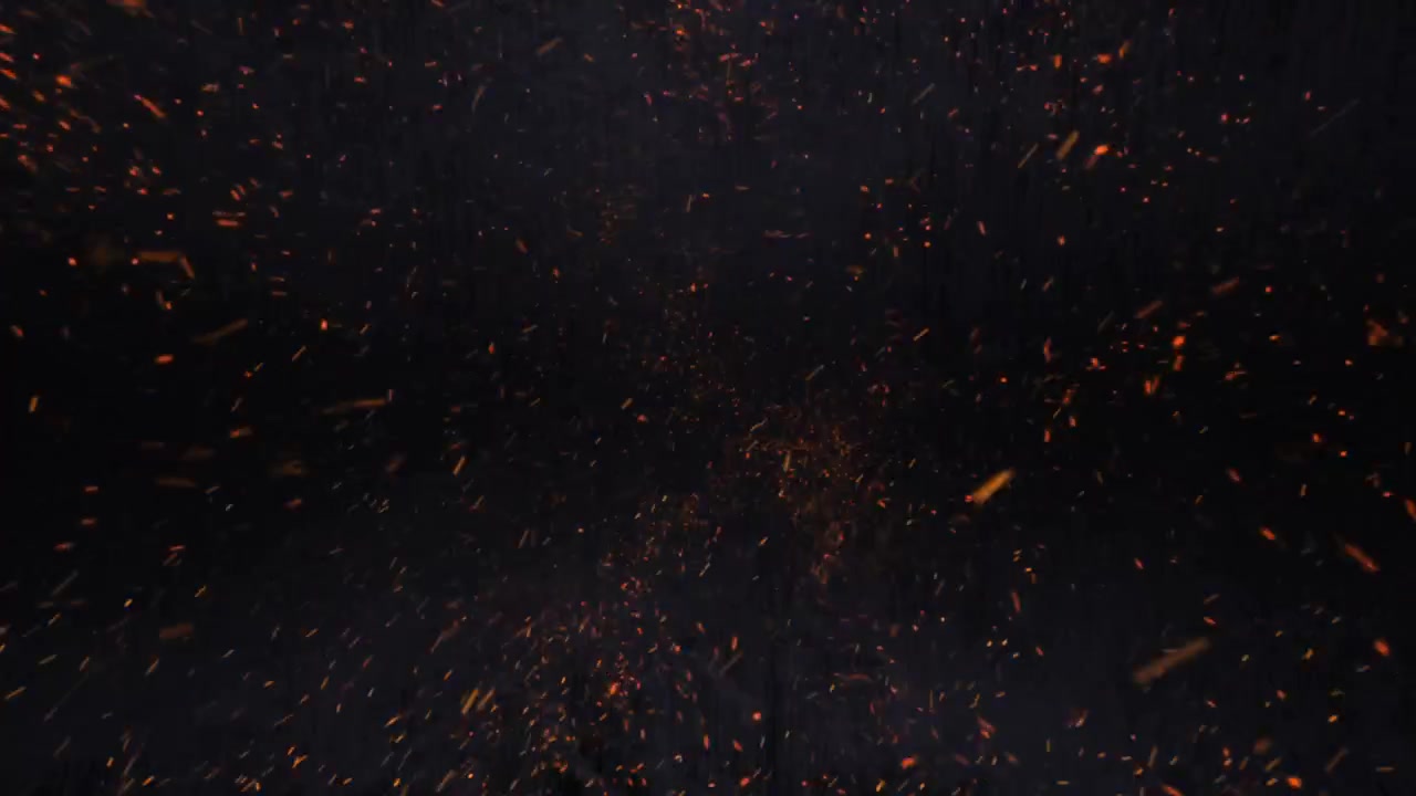 Digitally generated video of fire