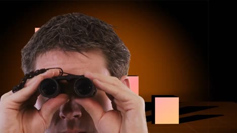 Businessman-looking-through-Binoculars