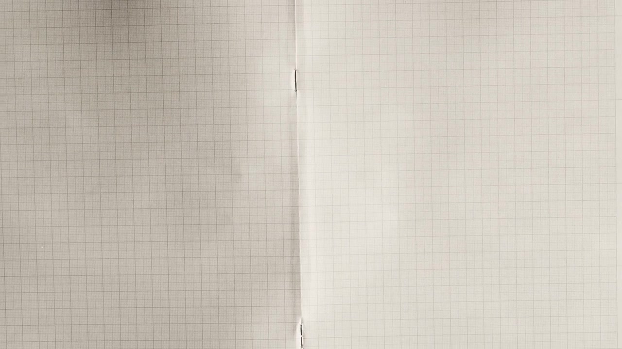 Blank Open Graph Paper Notebook with Grid Pattern