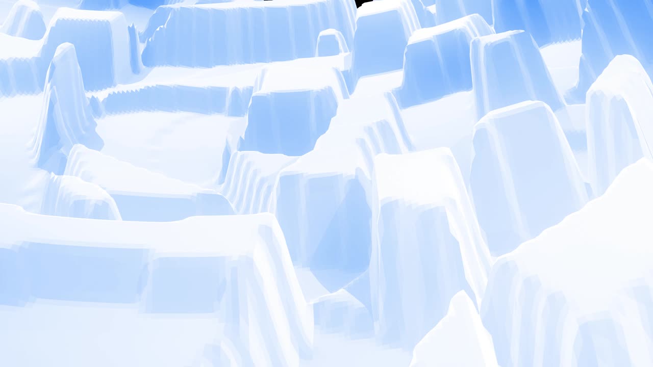 스타일리시 블루 화이트 크리에이티브 추상 저 폴리 배경 4k 추상 파동 패턴 루프로 표면을 이동 부드러운 부드러운 무 애니메이션 간단한 미니멀 기하학 bg