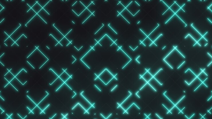 Futuristic diagonal light pattern on dark background